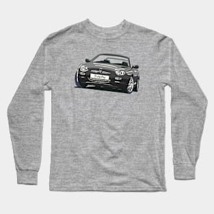 MG Rover MGF Trophy in Anthracite Black Long Sleeve T-Shirt